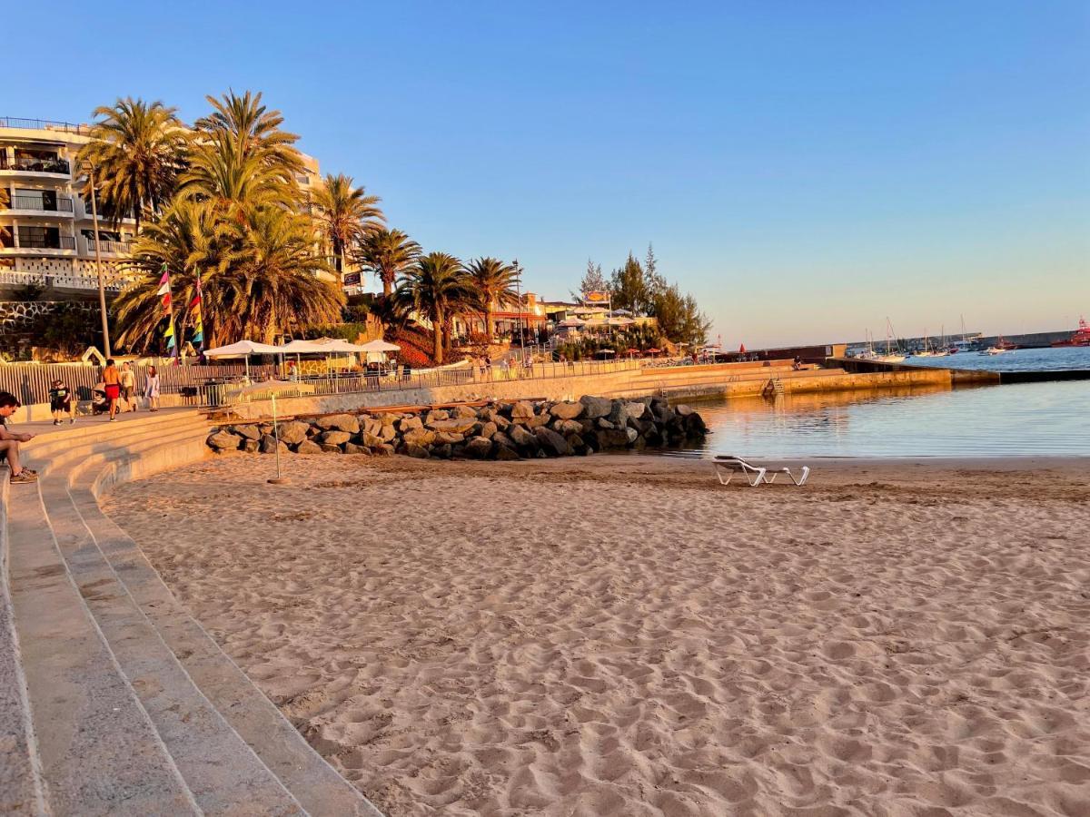 Studio In Top Lage Direkt Am Strand Arguineguin Buitenkant foto
