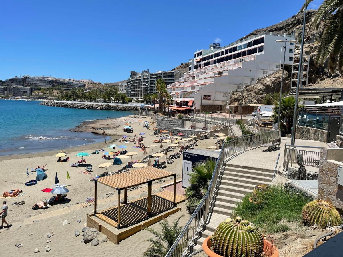 Studio In Top Lage Direkt Am Strand Arguineguin Buitenkant foto
